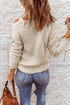 Strapped Cut Out Shoulder Turtleneck Sweater
